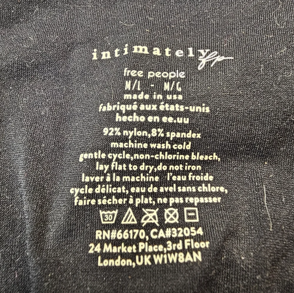 Free People Cropped Tank Size M/L - Picture 2 of 3